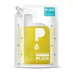 PUER Dishwashing Gel Zesty Blast 1800ml Refill Pouch | Tough Grease Re