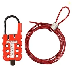 Aktion Safety Multipurpose Cable Lockout AK-MWD-26R Lock and hold, Red