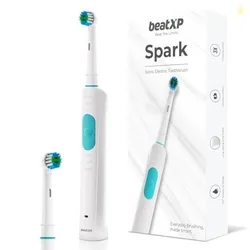 beatXP Spark Sonic Electric Toothbrush for Adults with 2 Brush Heads &