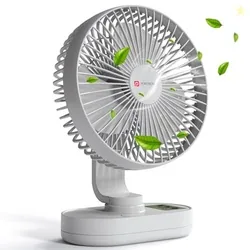 Portronics Airloop Portable & Rechargeable Desk Fan with Automatic 92