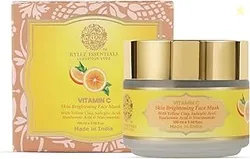 RYLLZ ESSENTIALS Vitamin C Face Mask | with Yellow Clay, Salicylic Aci