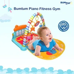 Bumtum Baby Piano Play Mat Gym & Fitness Rack, Hanging Rattles Ke...mo