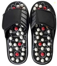 jasvi Acupressure Slippers & Yoga Paduka Natural Leg Magnetic Ful...mo