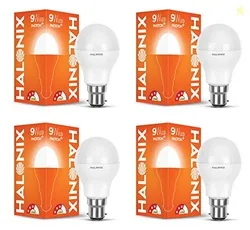 Halonix 9 Watts Led Bulb Astron Plus Base B22 (Cool Day Light) Pack Of