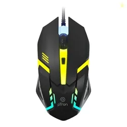 pTron Flick M12 Wired USB Mouse with 4 Buttons, 1600 DPI Optical Senso