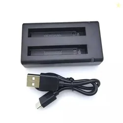 ELFOG Battery Charger Power Dual USB Battery Charger Case Compatible w