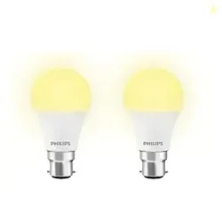 PHILIPS 12W B22d LED Golden Yellow Bulb Pack of 2