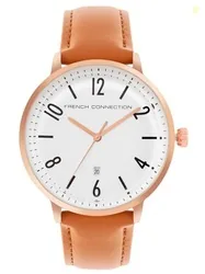 French Connection White Dial Color Watch for Women - FC155BR-W
