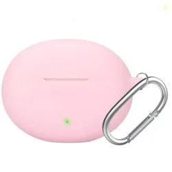 Silicone Case for OnePlus Nord Buds 3 | 3 Pro Pink | Soft Silicone, Shockproof, Anti-Scratch, Protective Earbuds Charging Case Cover