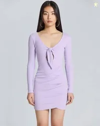 SAM Plunge V-Neck Bodycon Dress