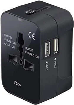 rts USB Universal Travel Adapter, International All in One Worldwide T