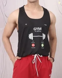 SHEIN Shein Sleeveless Graphic Chest Print Singlet Tshirt