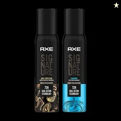 AXE SIGNATURE SIGNATURE Dark Temptation and Champion Deodorant No...mo