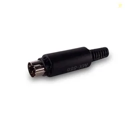 MX S-Terminal Video cord Black S Terminal Plug (Male to Male) Gold Pla