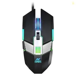 Ant Esports GM90 RGB Wired Gaming Mouse 3600 DPI Adjustable Optical Se