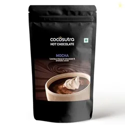 Cocosutra Mocha Drinking Chocolate Mix, 500g | Hot or Cold | Vegan & G