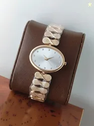 JUST LIKE Women Dial & Stainless Steel Straps Analogue Watches Oval Si