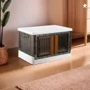 LUXEHOME Multipurpose Folding Cabinet Storage Organizer