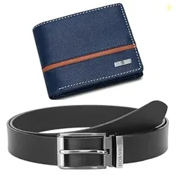HORNBULL Denial Leather Combo Gift For Men | Wallets Men With Rfid Blo