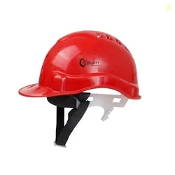 Robustt Safety Helmet - Red (Pack of 1) | Adjustable Headband | Heavy