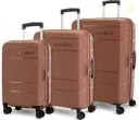 KAMILIANT by American Tourister Hard Body Set of 3 Luggage 8 Wheels -