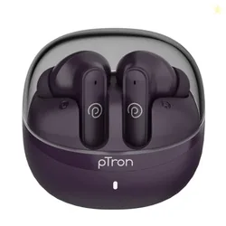 pTron Bassbuds Indie in-Ear TWS Earbuds w/ 10mm Drivers 45Hrs Playtime