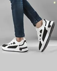 ARBUNORE Men Panelled Low-Top Lace-Up Shoes