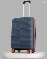 HRX Medium Check-in Suitcase (65 cm) 8 Wheels - Zanzibar - Blue