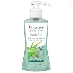 Himalaya Hydrating Aloe Vera Face Wash 200 ml | Aloe Vera & Vitamin E