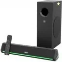 GOVO Gosurround 600 90 W Bluetooth Soundbar(Platinum Black, 2.1 Channe