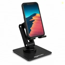 amazon basics 360 Rotating Phone Stand for Desk, Foldable & Adjustable