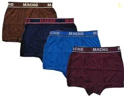 MACHO Pack of 4 Solid Men Trunk