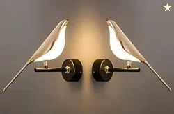 Lamp master Golden Bird Wall Light for Living Room Modern Wall Lamps f