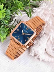 DressBerry Women Stainless Steel Style Straps Analogue Watch 503 Blue
