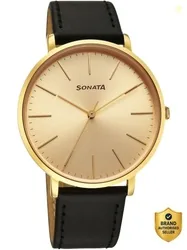 SONATA Analog Watch  - For Men 77150YL01W,NU77150YL01W