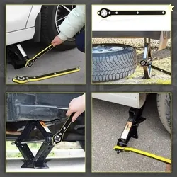 QXORE Car Labor-Saving Jack Ratchet Wrench Alloy Steel Long Handl...mo