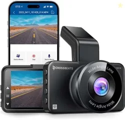 CrossBeats RoadEye DC01 FHD Dashcam|2 MP Camera|G-Sensor & ADAS|1...more