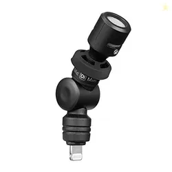 Saramonic SmartMic Di Mini Ultra-Compact Omnidirectional Condenser Microphone Lightning for iPhones & iPads Tiny External Mic for Video Recording Vlog
