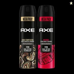 AXE Dark Temptation & Intense Deodorant Spray  -  For Men (430 ml...more