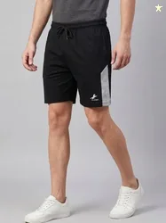 4 SPEED Men Regular Fit Mid-Rise Cotton Sports Shorts