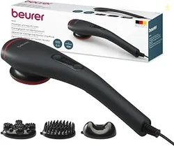 Beurer MG 24 Infrared Body Massager for Pain Relief | Deep Tissue Vibration Massage with Soothing Infrared Heat Therapy | Ergonomic Handheld Design fo