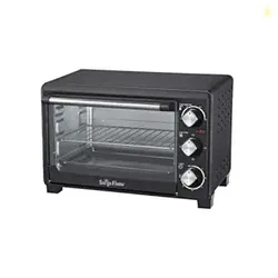 Surya Flame ZOLO 21 Ltr Oven Toaster Griller (OTG) - 21 litres Black - with Rotisserie,Auto-Shut Off, Heat-Resistant Tempered Glass, Multi-Stage Heat Selection | Bake, Grill, Roast |