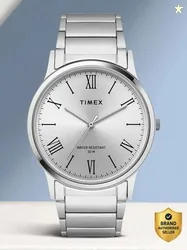 TIMEX Silver Dial Stainless Steel Analog Watch  - For Men TW00ZR3...more
