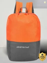ARISTOCRAT Medium 26 L Laptop Backpack DRAW-PACK ORANGE (Orange)