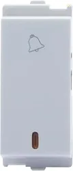 Northwest Venia 6A Bell Push With Indicator, White (pack of 20)