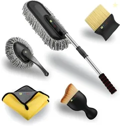 rich mart Microfiber Vehicle Washing  Duster (Pack Of 5, 800 GSM)