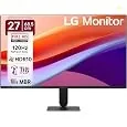 LG 27U411A-BD 68.5 cm (27 Inch) FHD (1920x1080) IPS Monitor, 1ms(MBR), 120Hz, Anti-Glare, sRGB 99%(Typ.), HDR10, 3-Side Virtually Borderless, Reader M