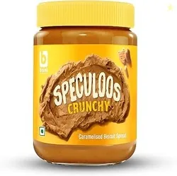 BONI Speculoos Caramelised Biscuit Spread 400g | Crunchy Cookie Butter Style | Belgian Style Vegan Dessert Topping for Bread, Toast, Waffles & Pancake