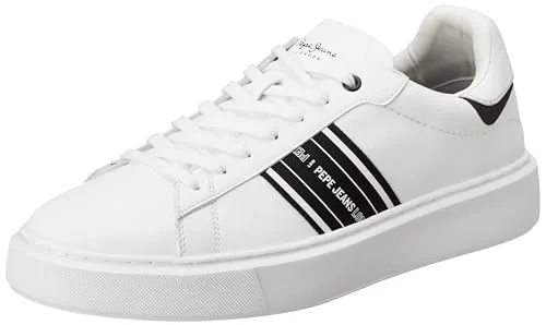 PEPE JEANS White Lightweight Cupsole Sneakers