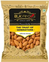 BLK FOODS Select Natural California Badam giri 500gm Almonds (1 x...more